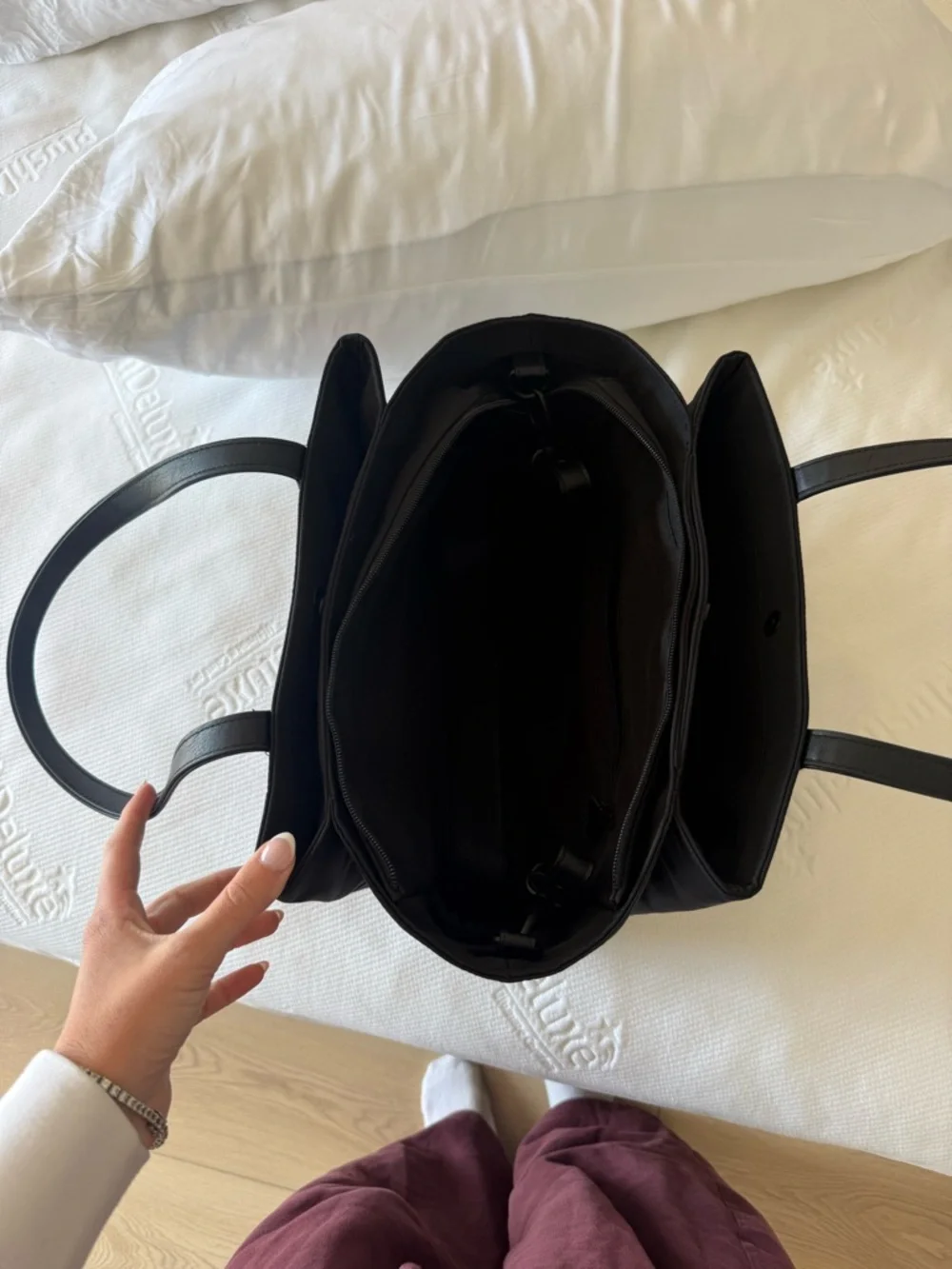 BEIS Black Work Tote - Picture 5 of 5